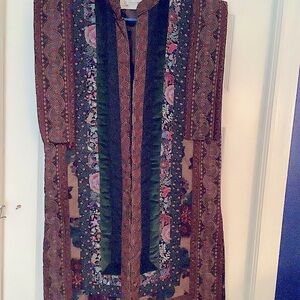 Settles and Seawinds by Vicki Lynn Bardan Long Tunic sz M